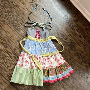 Beautiful whimsical size 8 girls sundress. A unique Matilda Jane dress